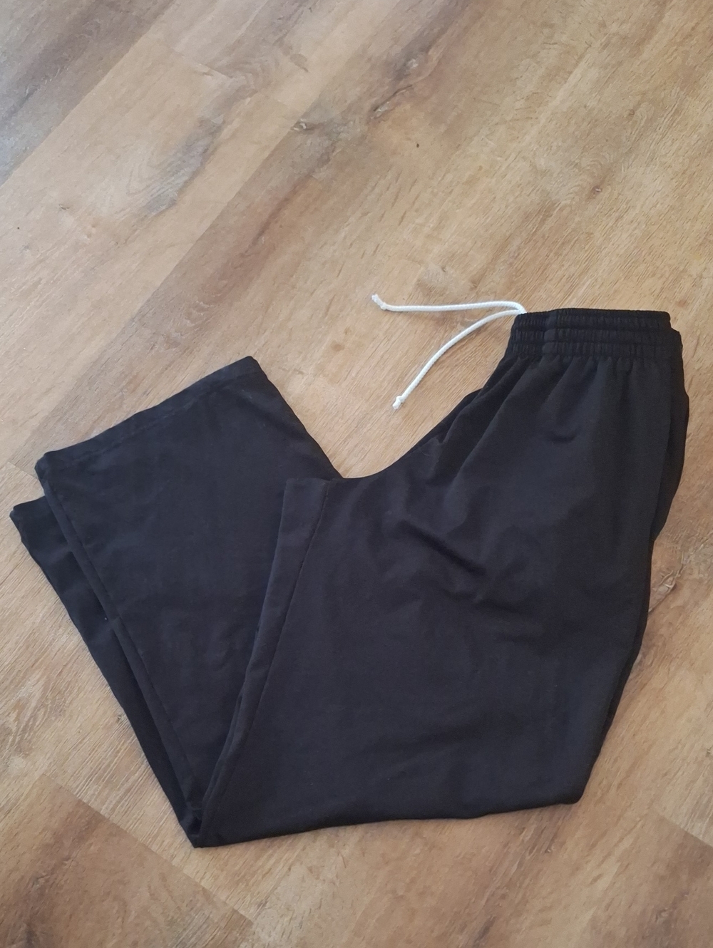 Varsity womens Black Drawstring Warmup Pants